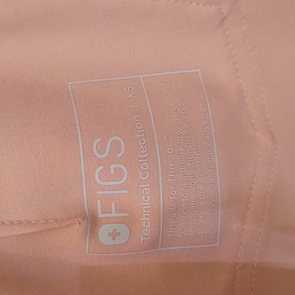 Figs Uman Relaxed Joggers - Pink Sand - Picture 3 of 4